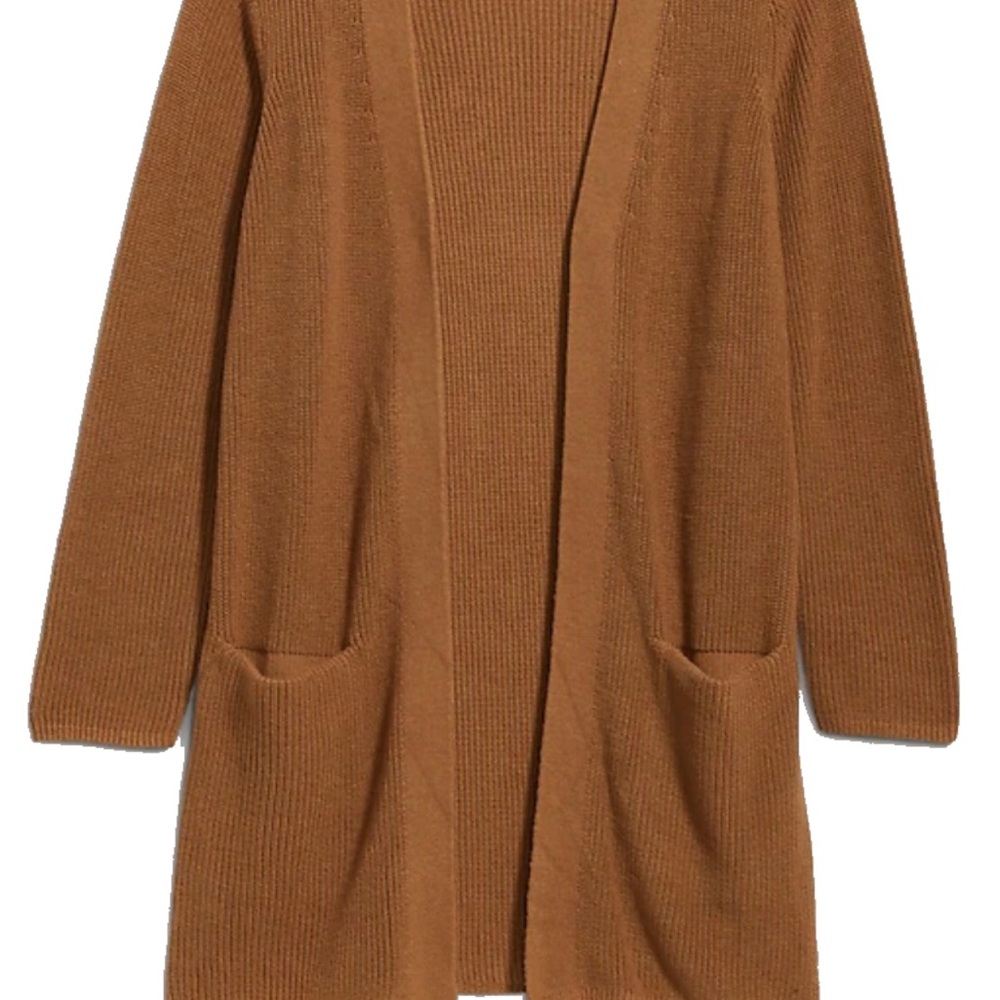 Old Navy Textured Long-Line Open-Front Sweater for Women